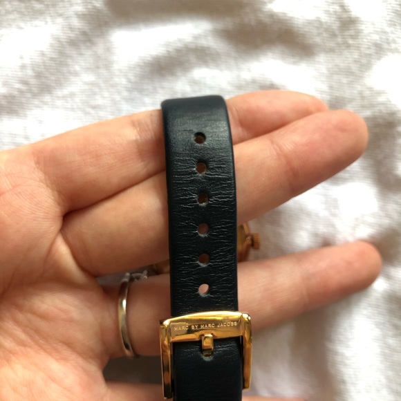 Marc by Marc Jacobs NavyRose Gold Mini Baker Watch - Picture 3 of 5